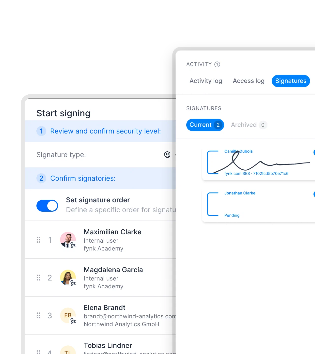 Sign agreements with confidence.