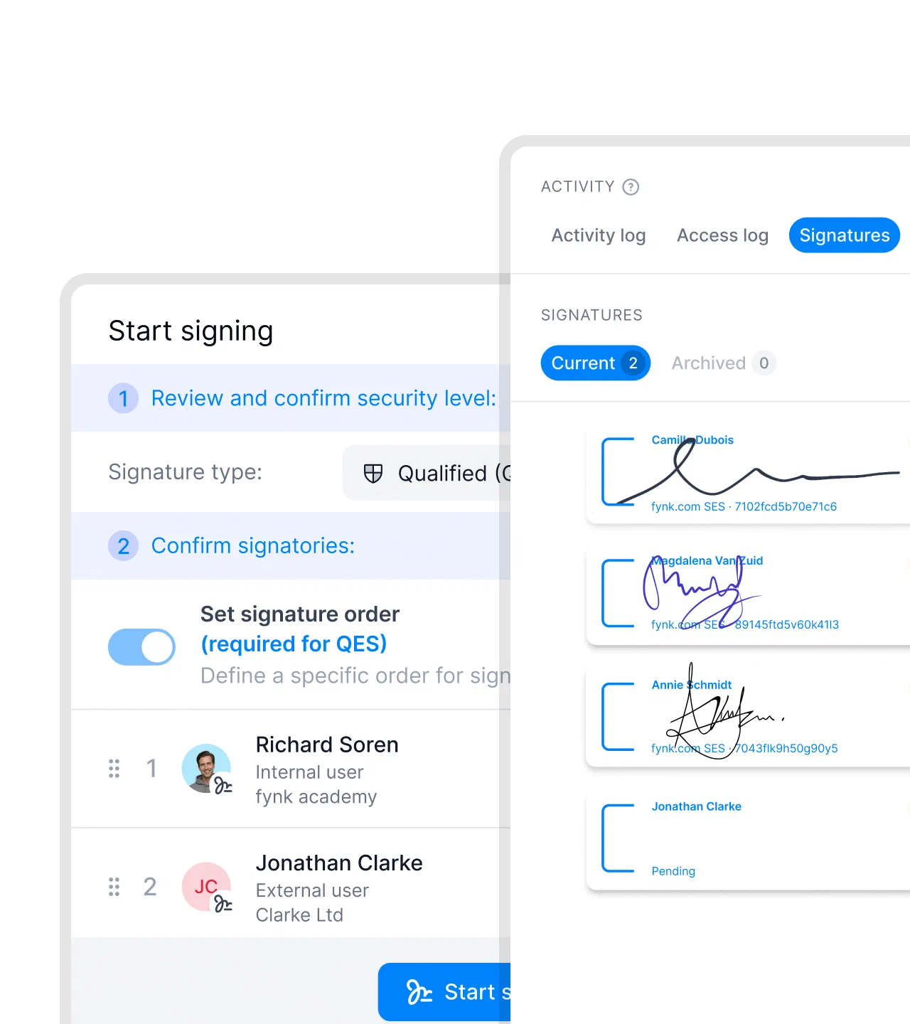 Sign agreements with confidence.