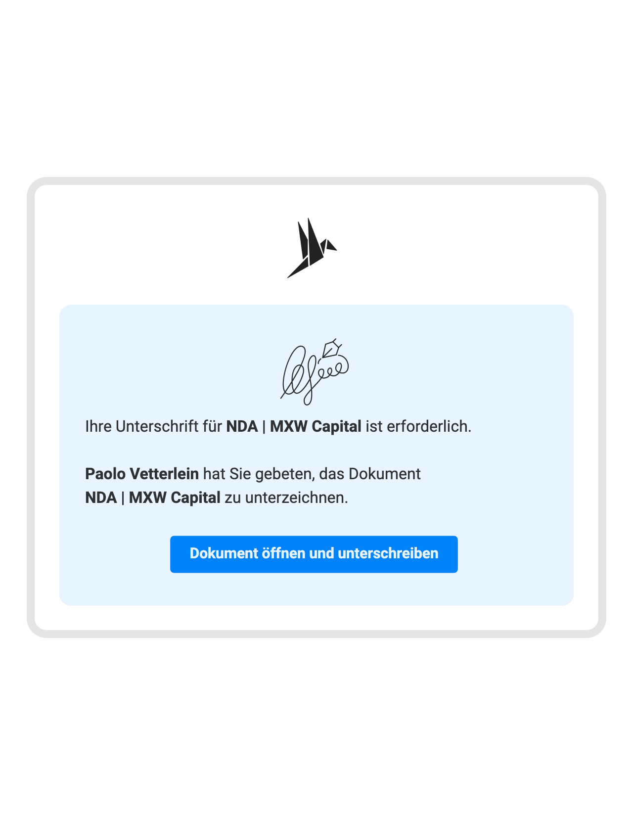 Nie wieder hinterherlaufen.