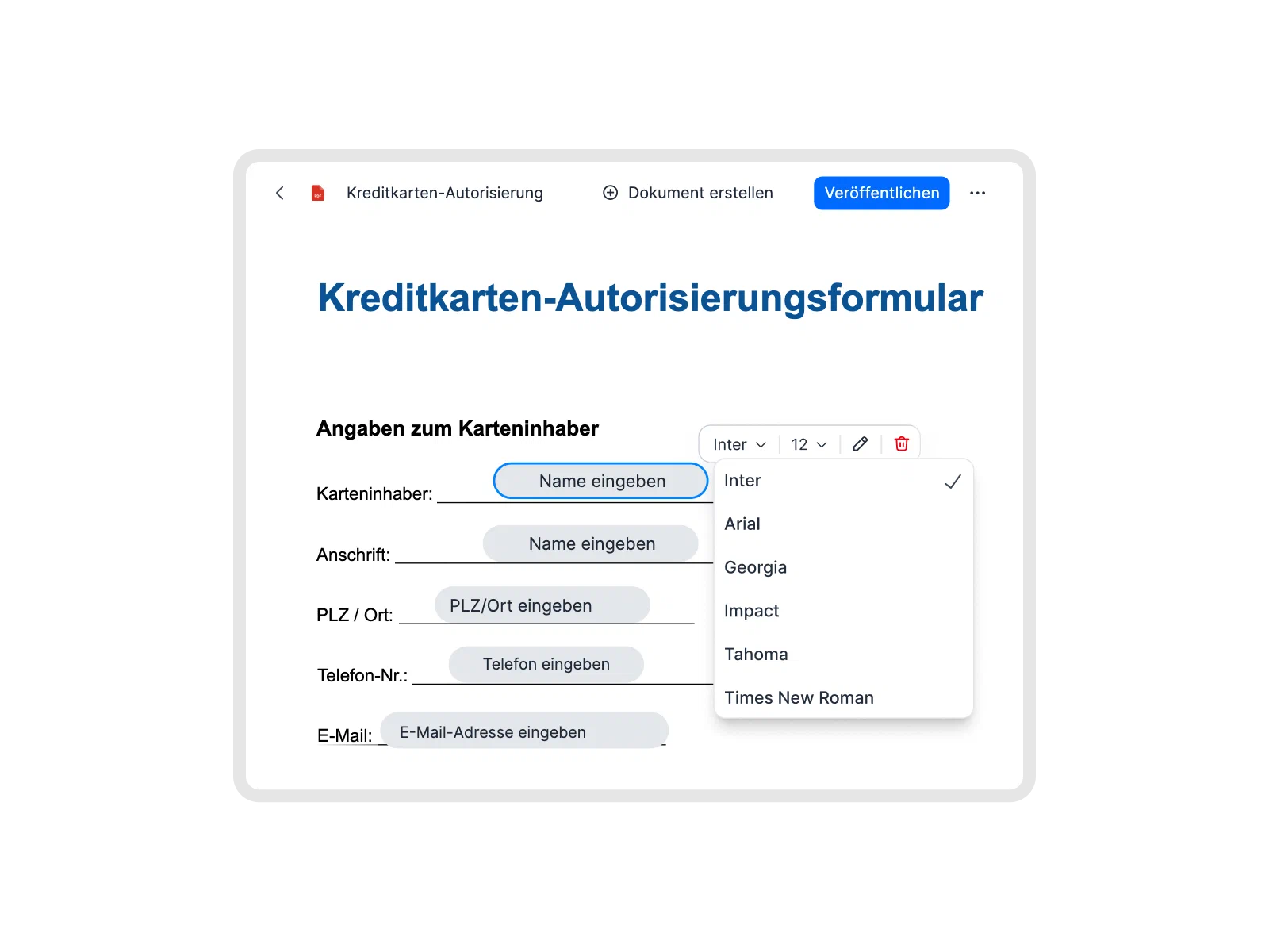 Blöcke in PDF-Dokumenten