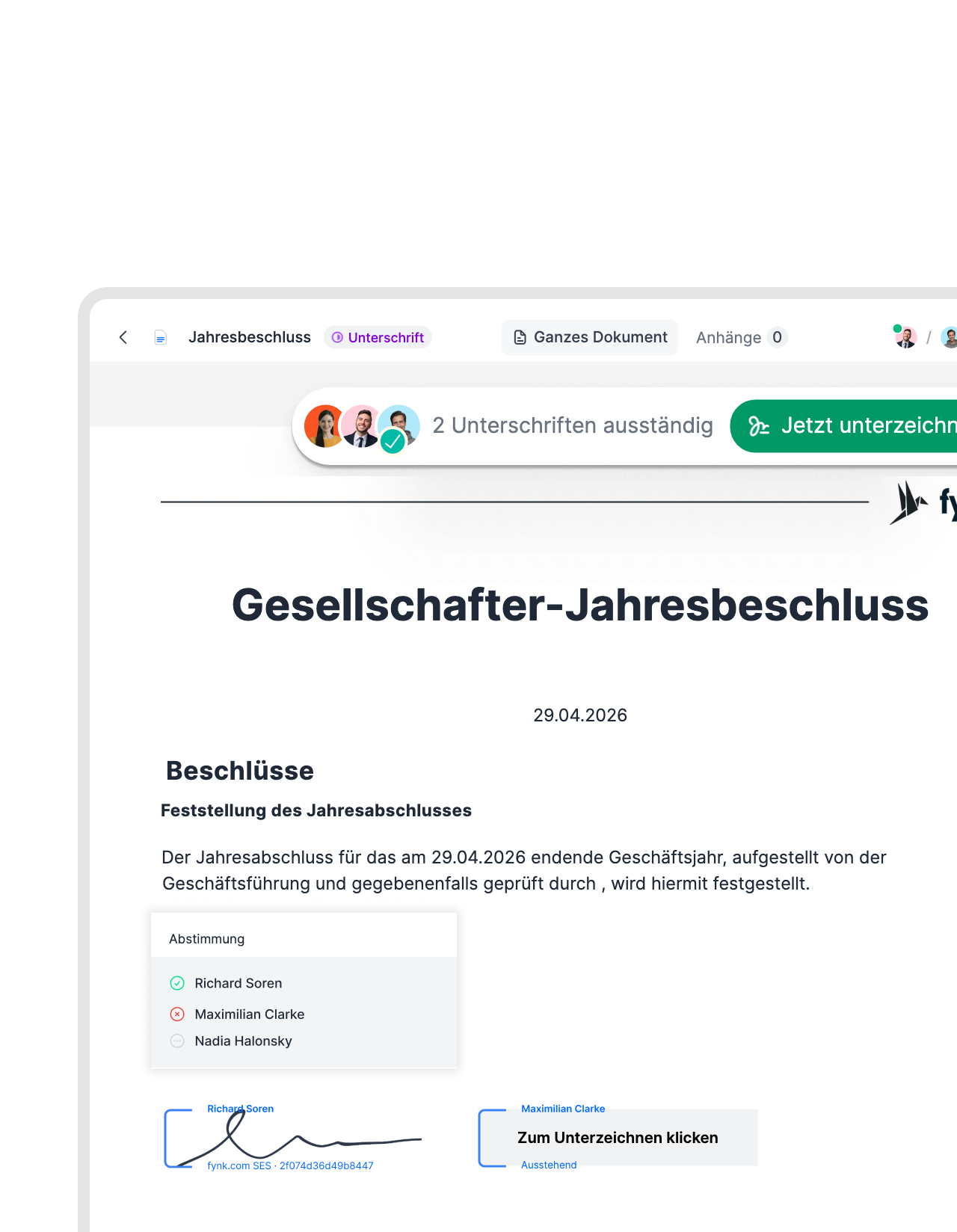 Beschlüsse in Word schreiben und als PDF verschicken? Vorbei.