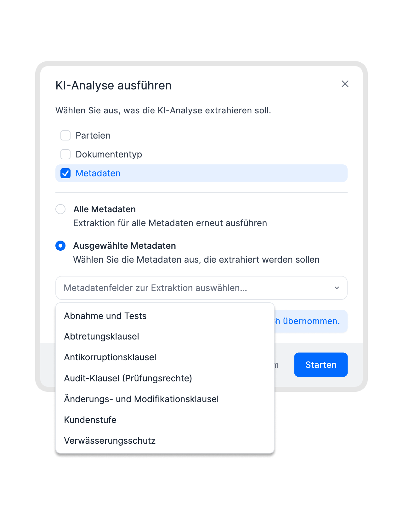 Lass die KI-Analyse erneut über die geänderten Dokumente laufen.