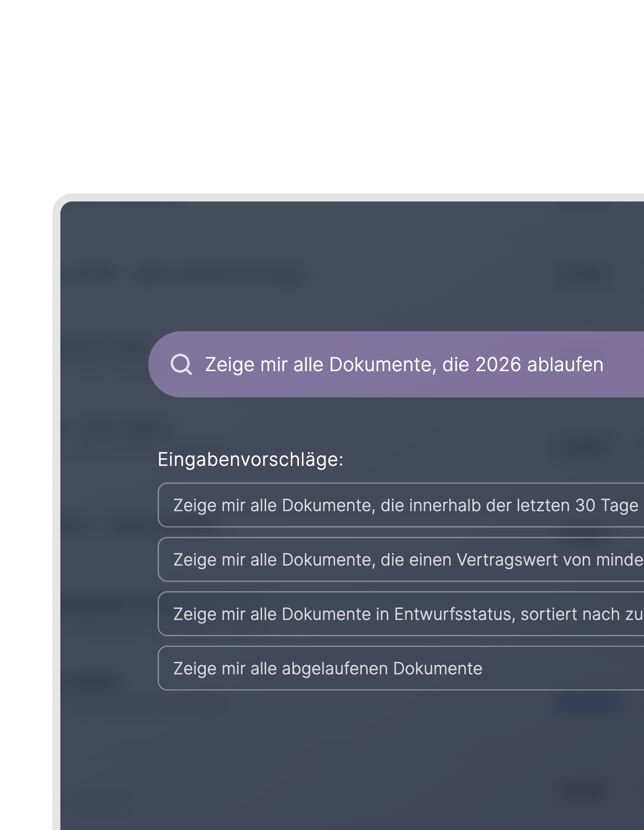 Finde alles schnell, ohne Filter.