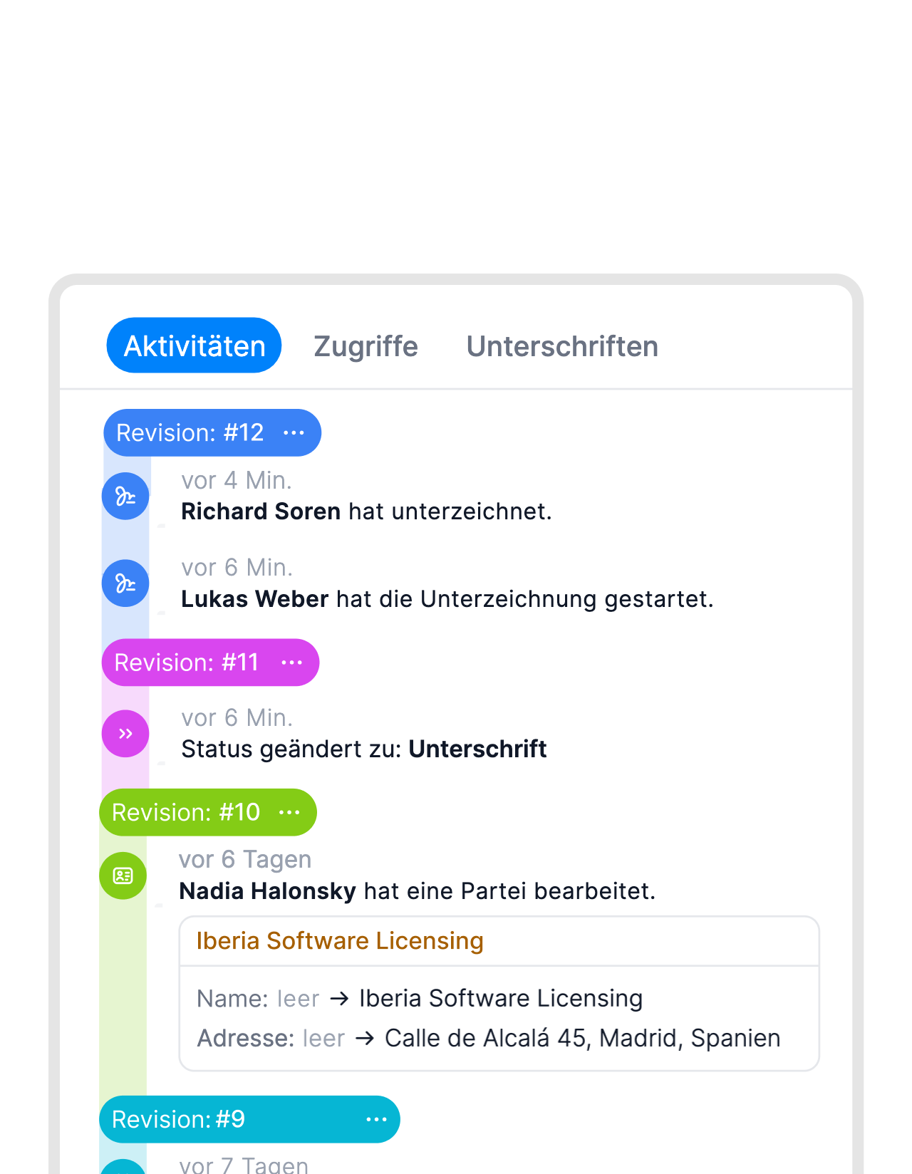 Jede Zustimmung ist dokumentiert.
