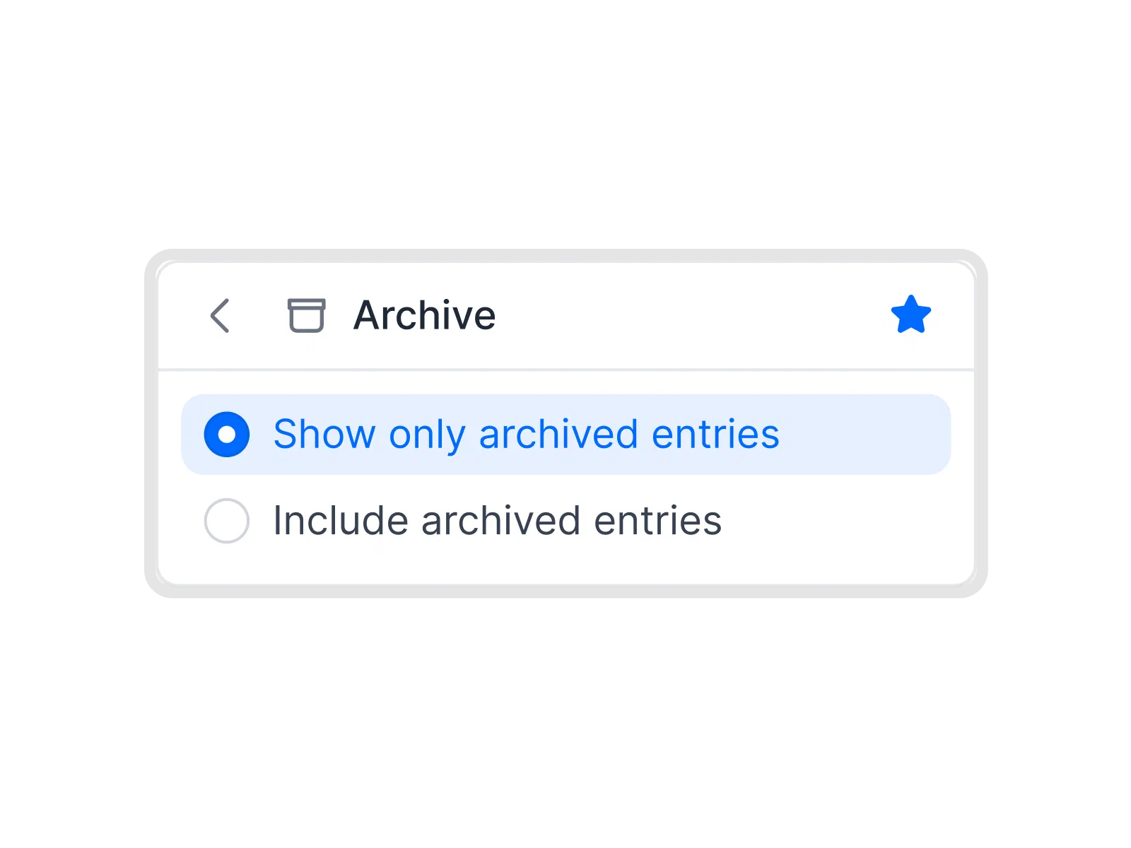 Document archive