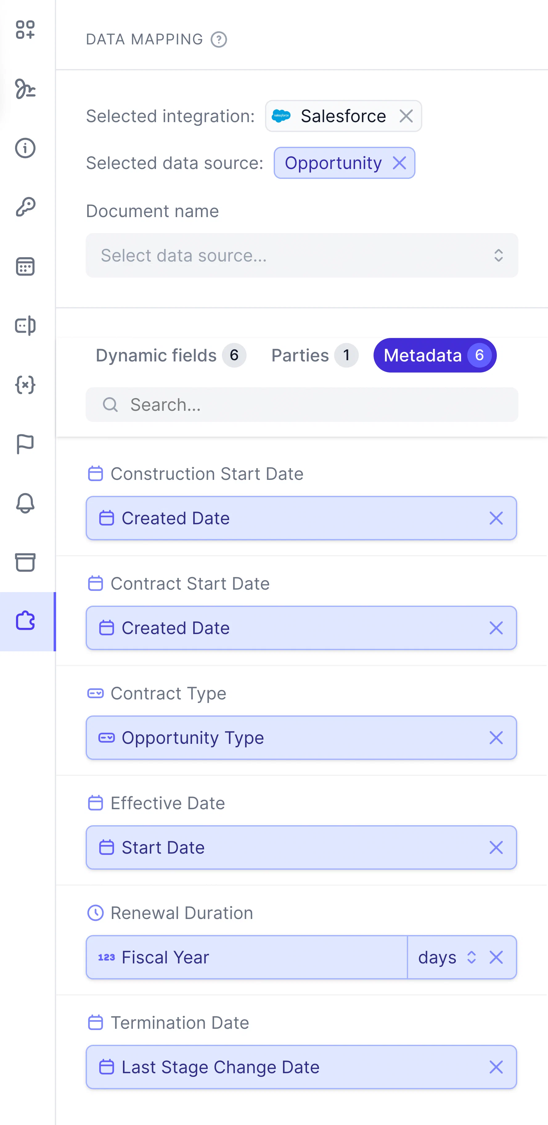Salesforce-Integration in fynk Salesforce-Integration in fynk