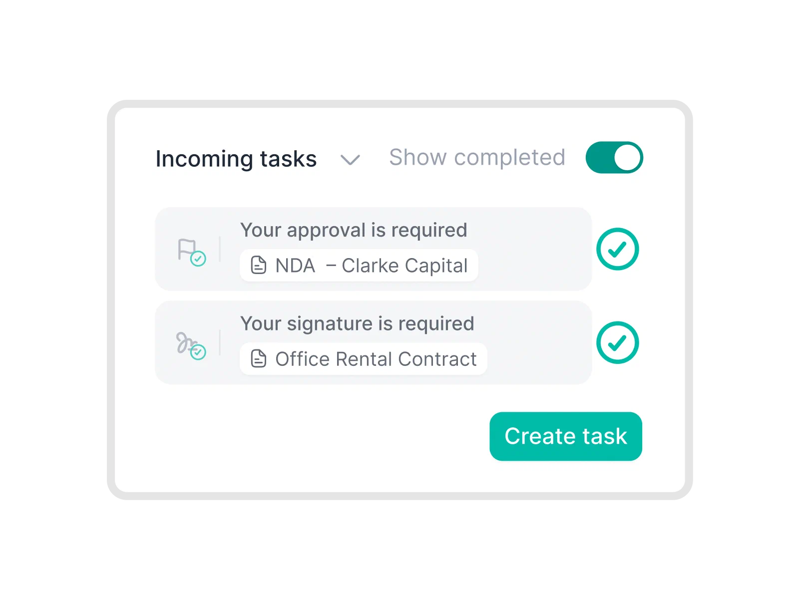 Tasks & reminders