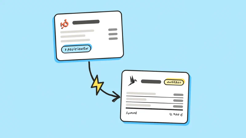 Angebote aus HubSpot-Deal-Positionen erstellen