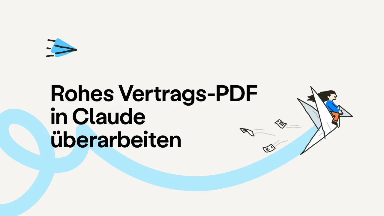 So überarbeitest du ein rohes Vertrags-PDF und erstellst und versendest es in fynk