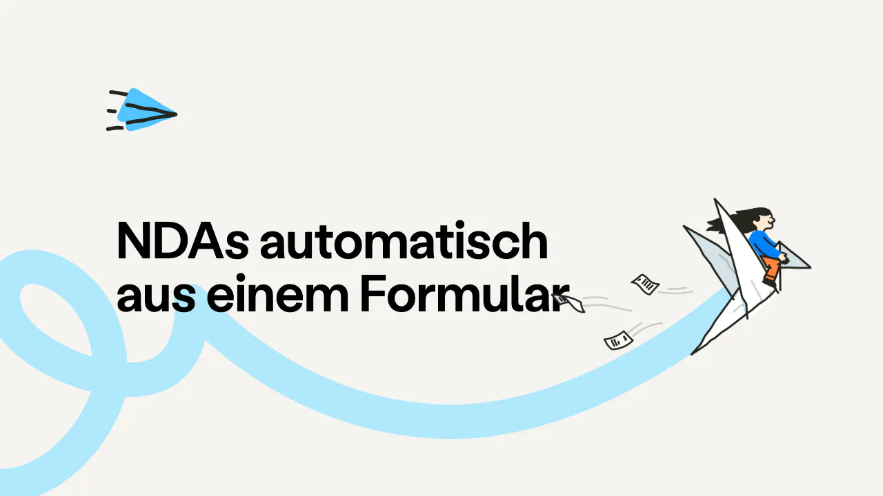 So erstellst und versendest du ein NDA automatisch aus einem Formular
