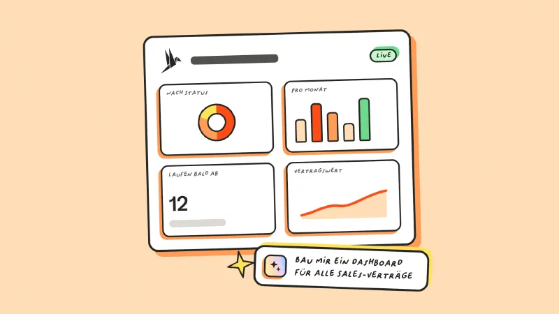 Ein Vertragsmanagement-Dashboard mit KI erstellen
