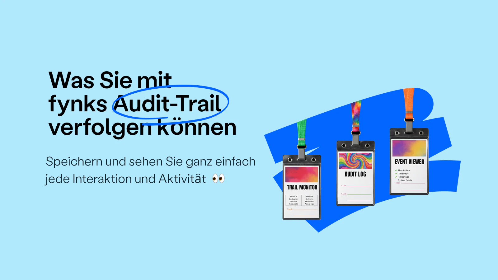 Blog post cover image: Was du mit dem Audit-Trail von fynk nachverfolgen kannst