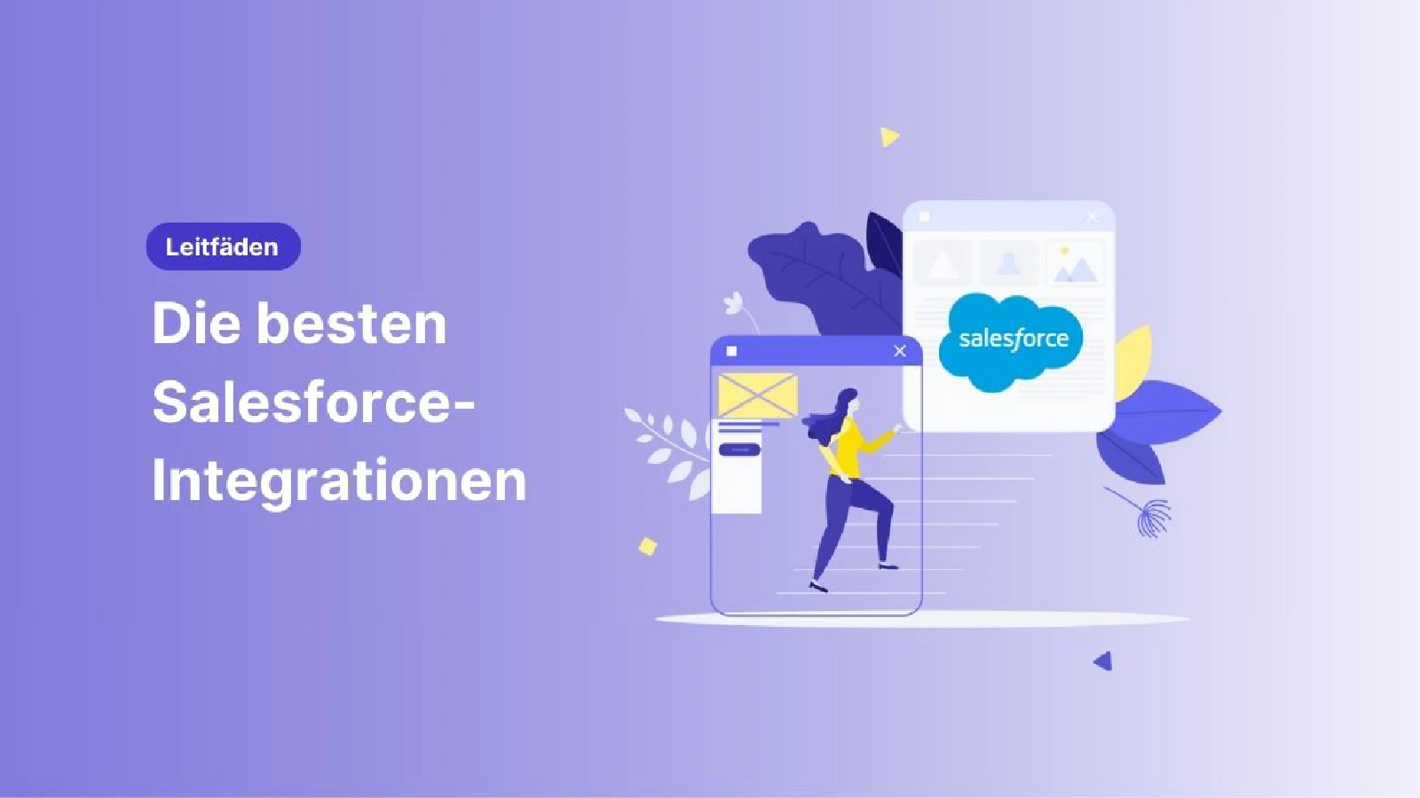 Blog post cover image: 6 Salesforce-Integrationen, die Sie 2026 unbedingt brauchen