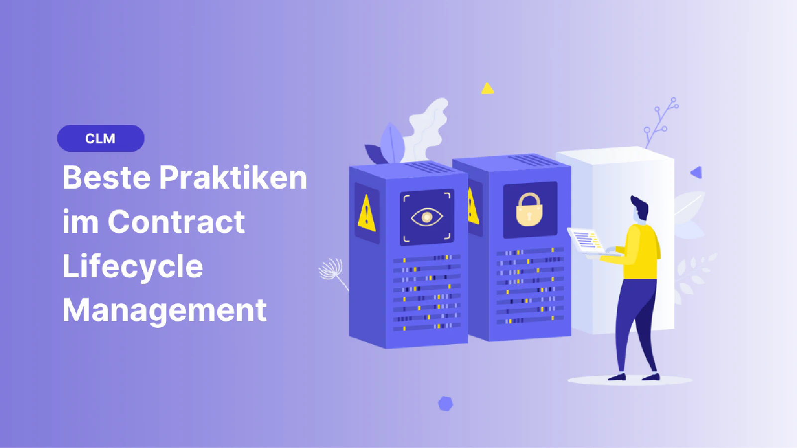 Blog post cover image: 10 beste Praktiken für das Contract Lifecycle Management