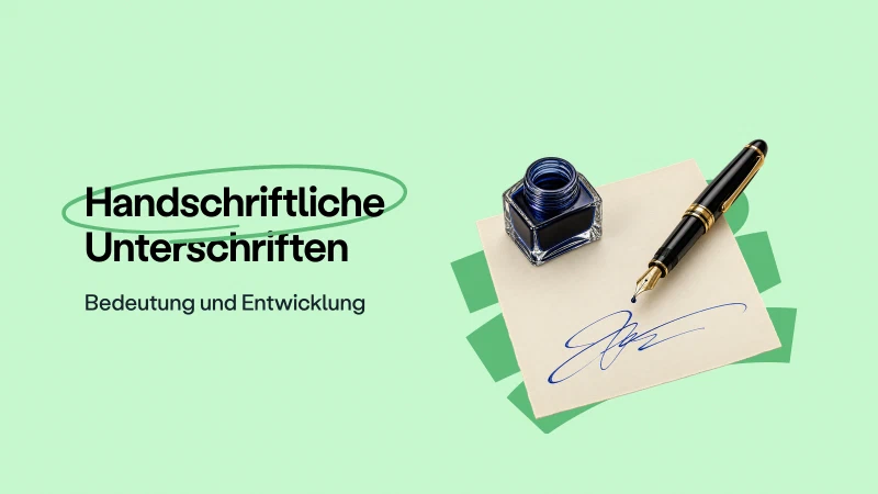 Blog post cover image: Handschriftliche Unterschriften: Bedeutung und Entwicklung