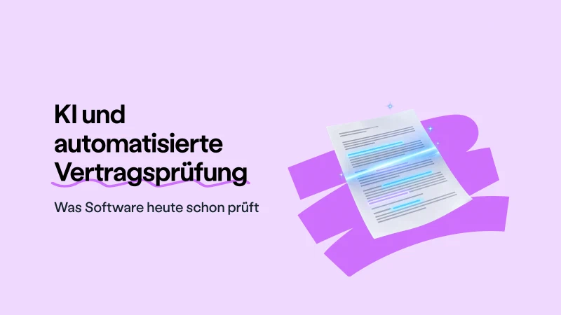 Blog post cover image: Künstliche Intelligenz und Automatisierte Vertragsprüfung