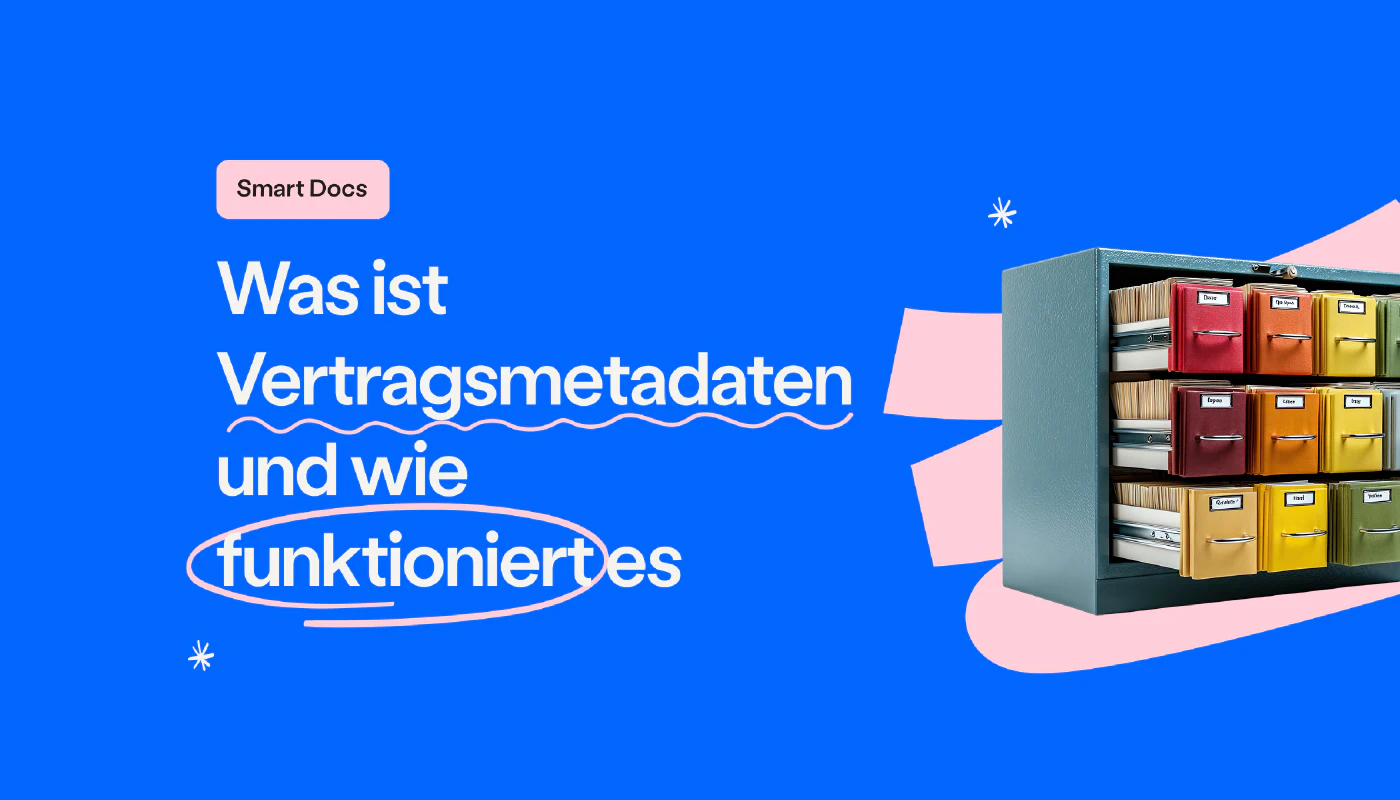 Blog post cover image: Was ist Vertragsmetadaten und wie funktioniert es