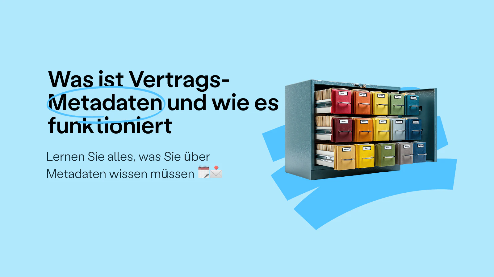 Blog post cover image: Was ist Vertragsmetadaten und wie funktioniert es