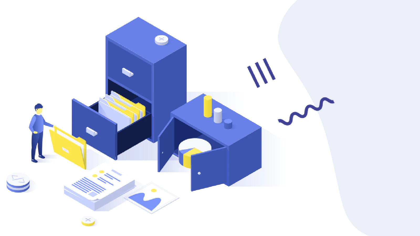 Blog post cover image: Papierloses Büro: 5 Schritte zur Einführung