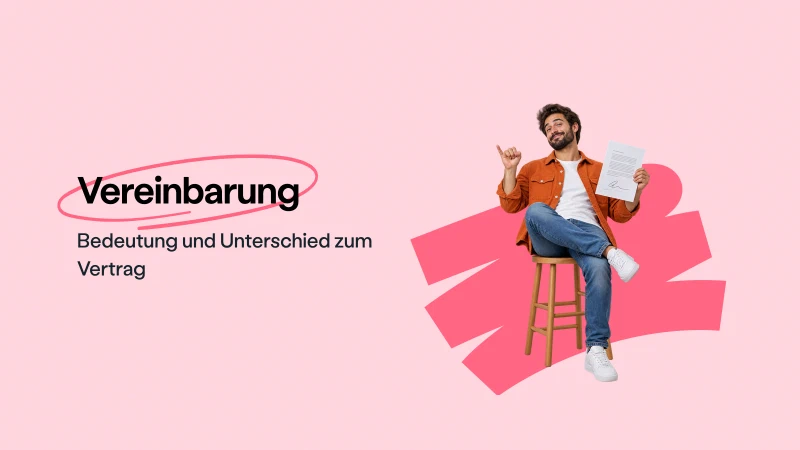 Blog post cover image: Vereinbarung: Bedeutung und Unterschied zum Vertrag