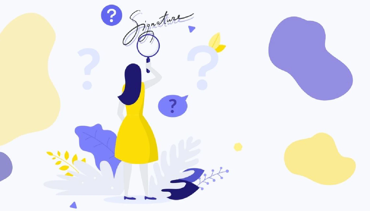 Blog post cover image: Unterschriftsfälschung - Wer, Warum und Wie erkennt man sie?