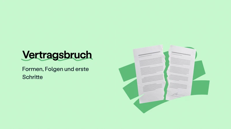 Blog post cover image: Vertragsbruch: Formen, Folgen und erste Schritte