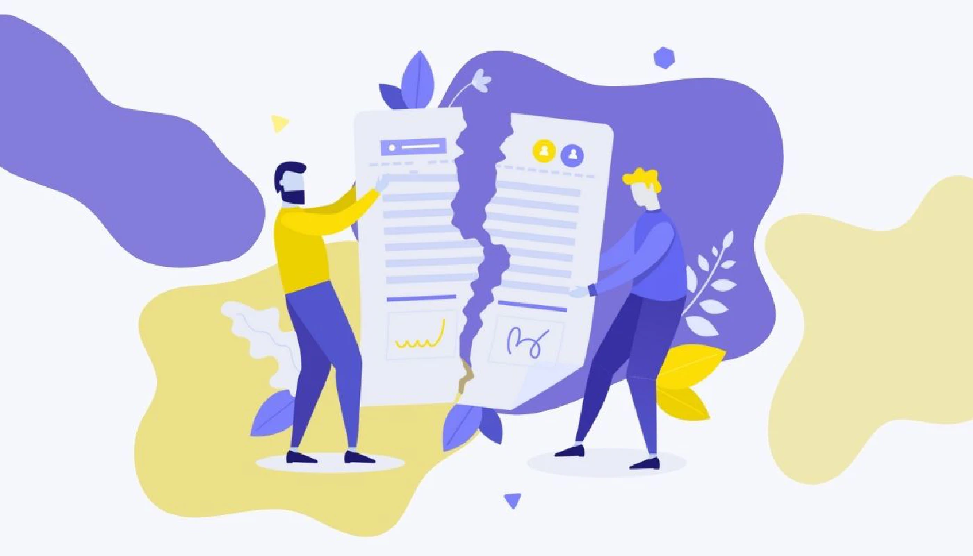 Blog post cover image: Vertragsbruch verstehen: Formen, Konsequenzen und Vorbeugung