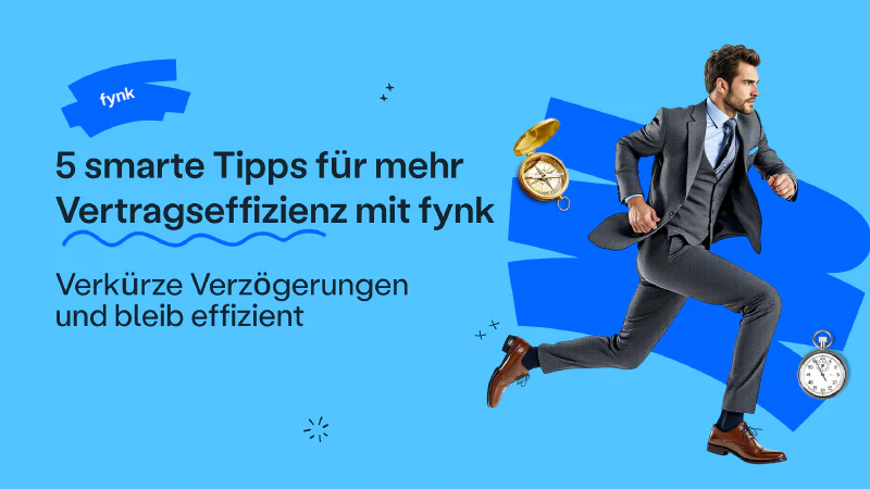 Blog post cover image: 5 smarte Tipps für mehr Vertragseffizienz mit fynk