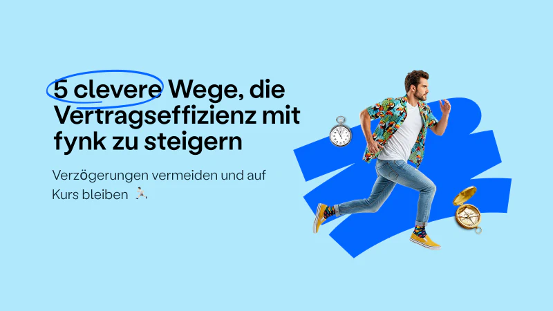 Blog post cover image: 5 smarte Tipps für mehr Vertragseffizienz mit fynk