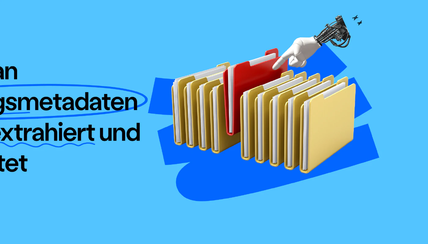 Blog post cover image: Wie man Vertragsmetadaten mit KI extrahiert und verwaltet