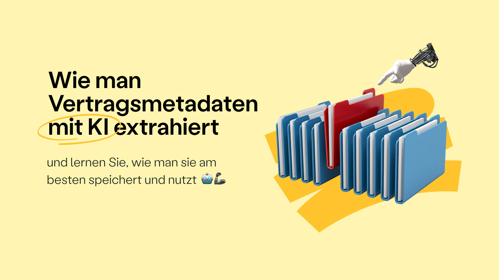 Blog post cover image: Wie man Vertragsmetadaten mit KI extrahiert und verwaltet