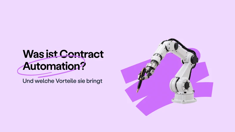 Blog post cover image: Was ist Contract Automation und welche Vorteile hat es?