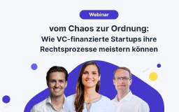 Blog post cover image: Wie VC-finanzierte Startups ihre Rechtsprozesse meistern können
