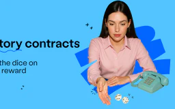 Blog post cover image: Aleatory contracts, rolling the dice on risk and reward