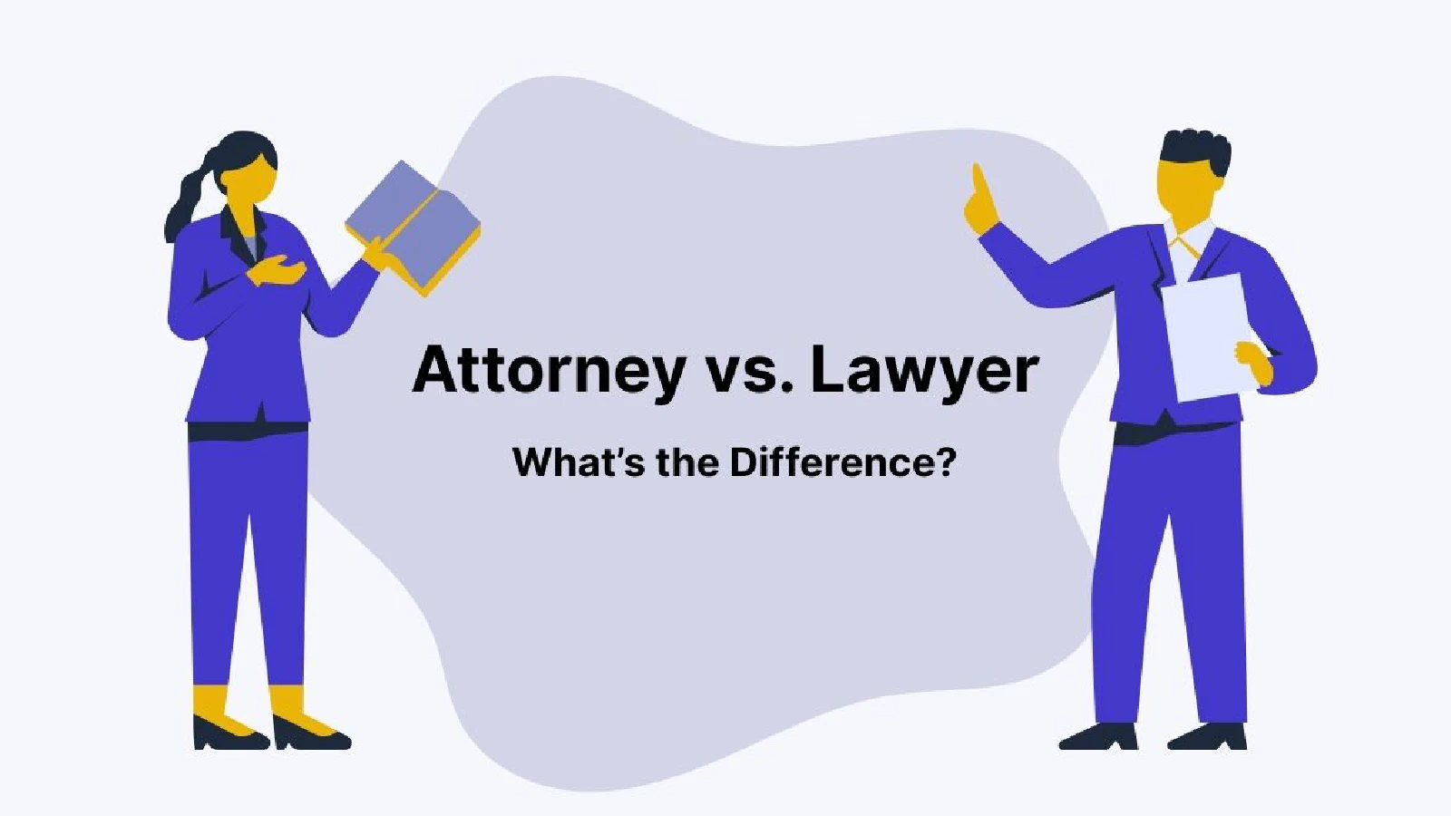 Blog post cover image: What’s the Difference Between a Lawyer and an Attorney