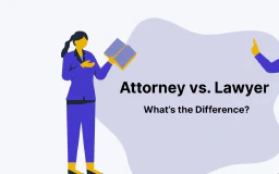 Blog post cover image: What’s the Difference Between a Lawyer and an Attorney