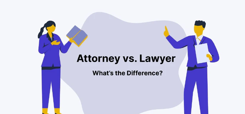 Blog post cover image: What’s the Difference Between a Lawyer and an Attorney