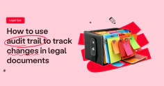 Blog post cover
                        image: How to use audit trail to track changes in legal documents