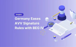 Blog post cover image: Germany Eases AVV Signature Rules with BEG IV