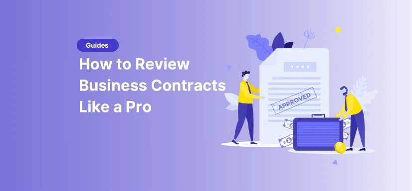 Blog post cover image: How to Review Business Contracts Like a Pro in 2025