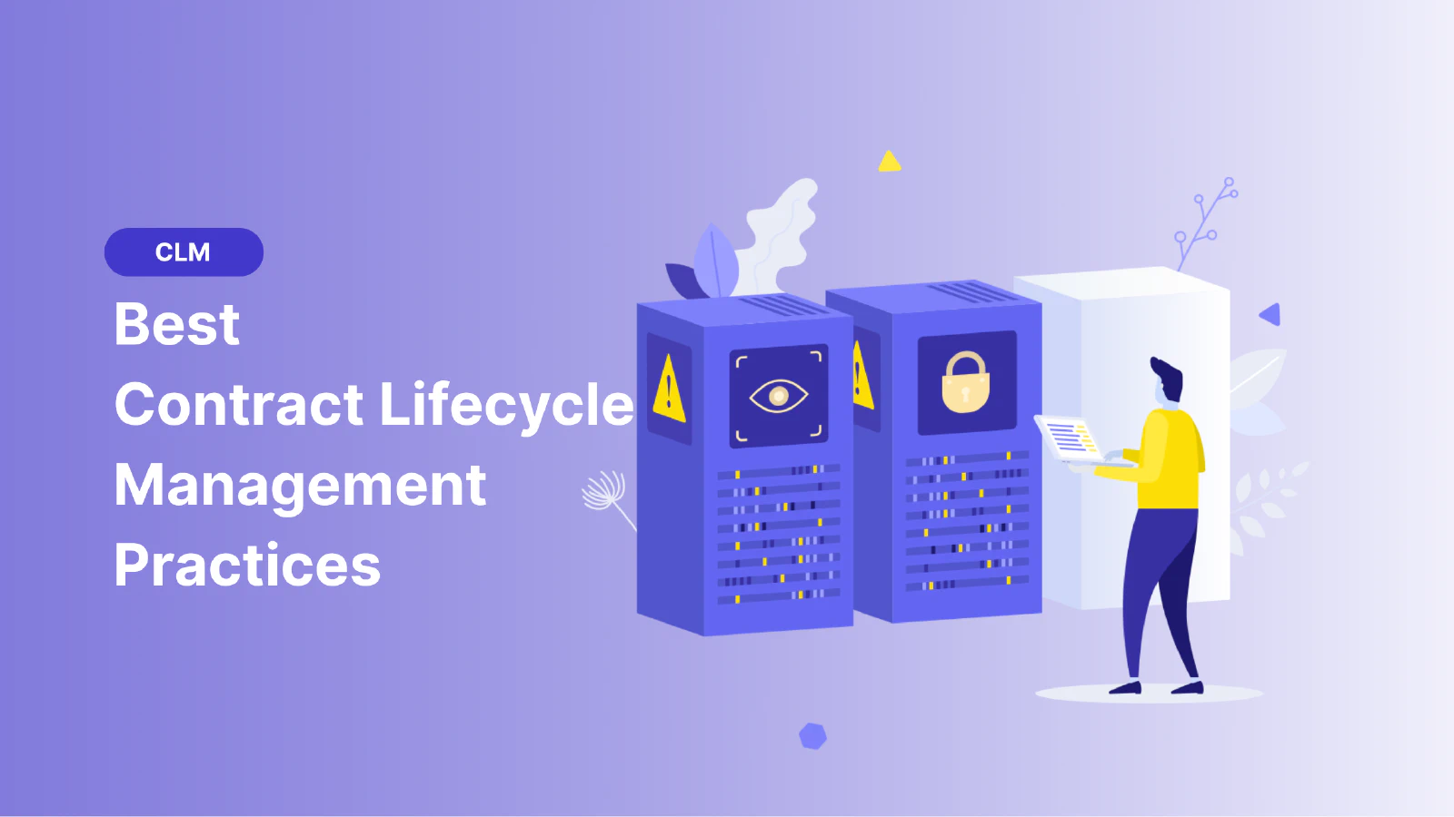 Blog post cover image: 10 Best Contract Lifecycle Management Practices in 2026