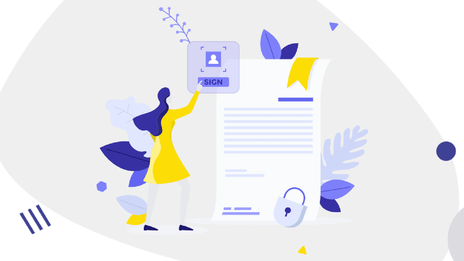 Blog post cover image: Contract management software as the basis of business success