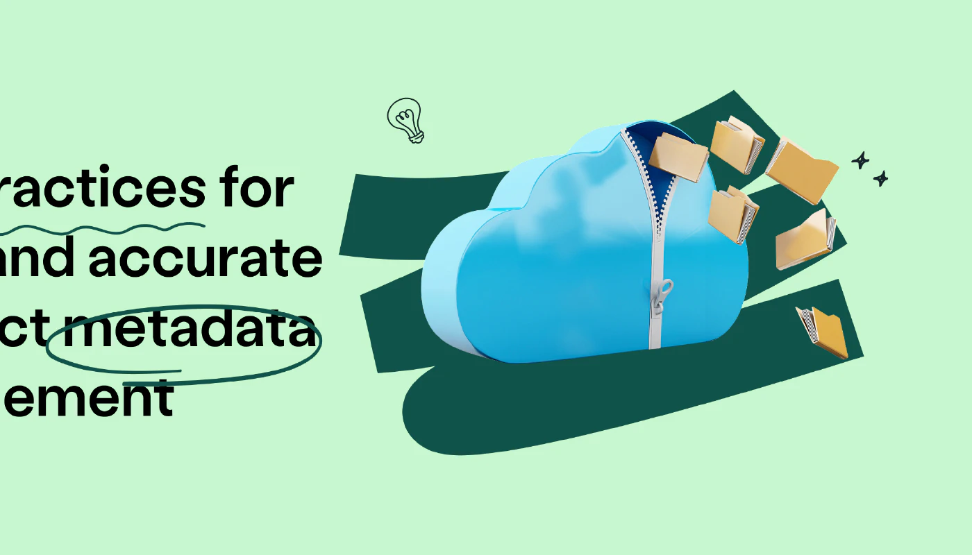 Blog post cover image: Best practices for contract metadata management