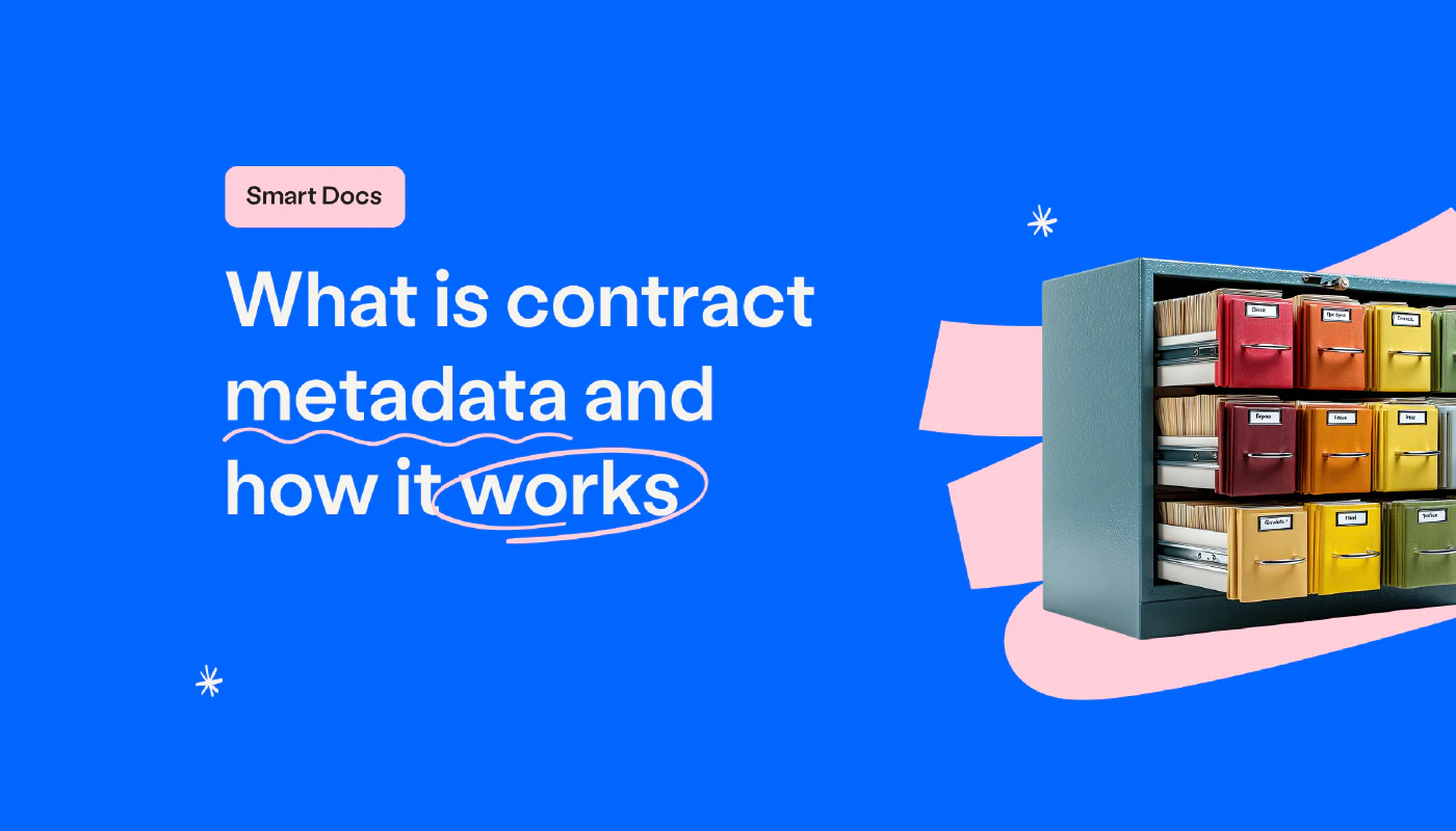 Blog post cover image: What is contract metadata and how it works