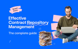 Blog post cover image: The Complete Guide to Effective Contract Repository Management