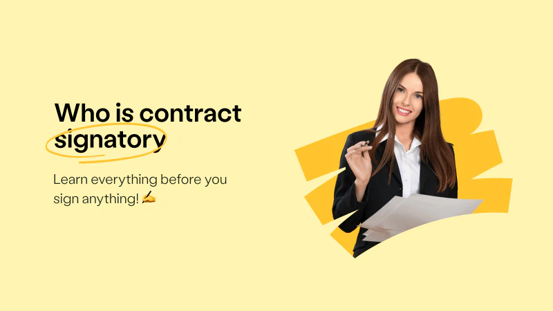 Blog post cover image: Contract Signatory - Learn Everything Before You Sign