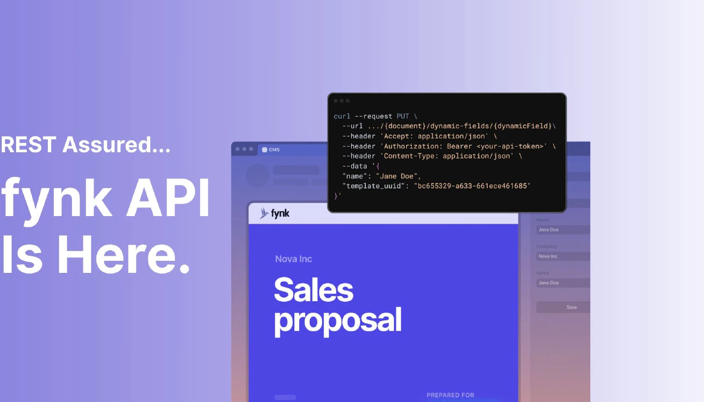 Blog post cover image: REST Assured, die fynk API ist da.