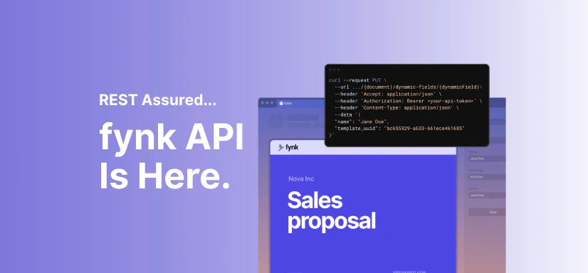 Blog post cover image: REST Assured, die fynk API ist da.