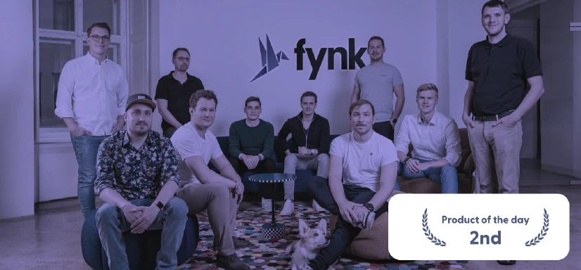 Blog post cover image: fynk: Public Launch & Product of the Day #2
