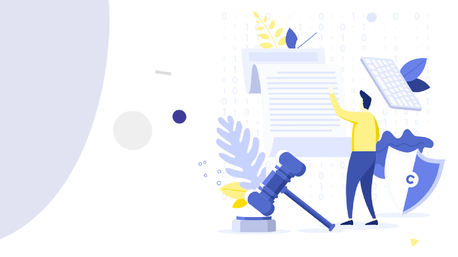 Blog post cover image: How a contract generator can save time and effort